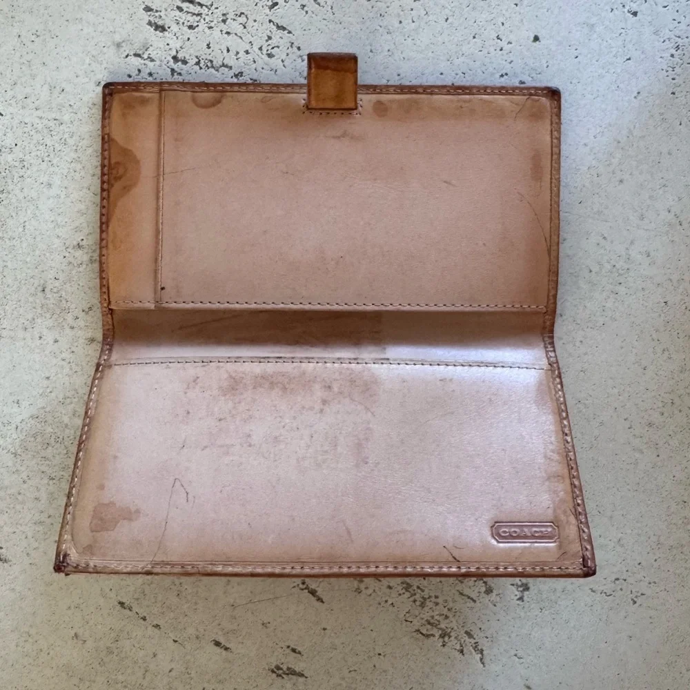 Vintage Coach Signature Monogram Wallet